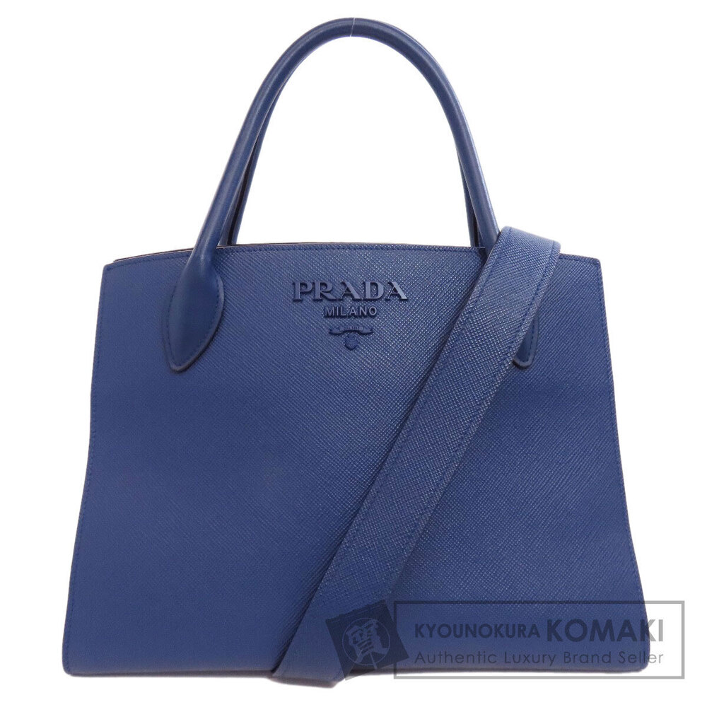 Prada Saffiano Leather Double Bag black